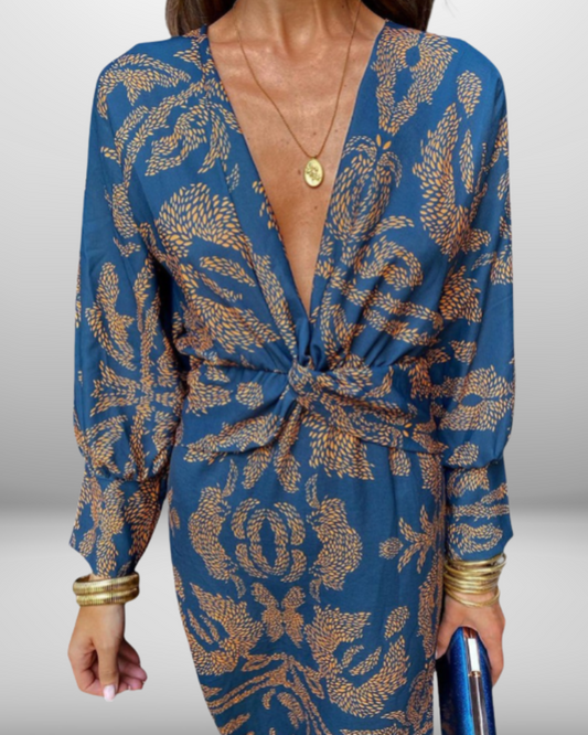 Soraya | Plunge Knot Dress for Women