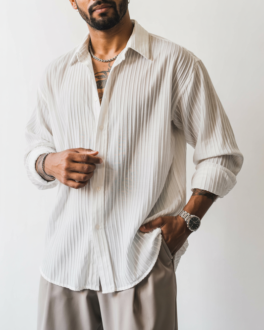 Cassian | Riviera Drape Shirt for Men